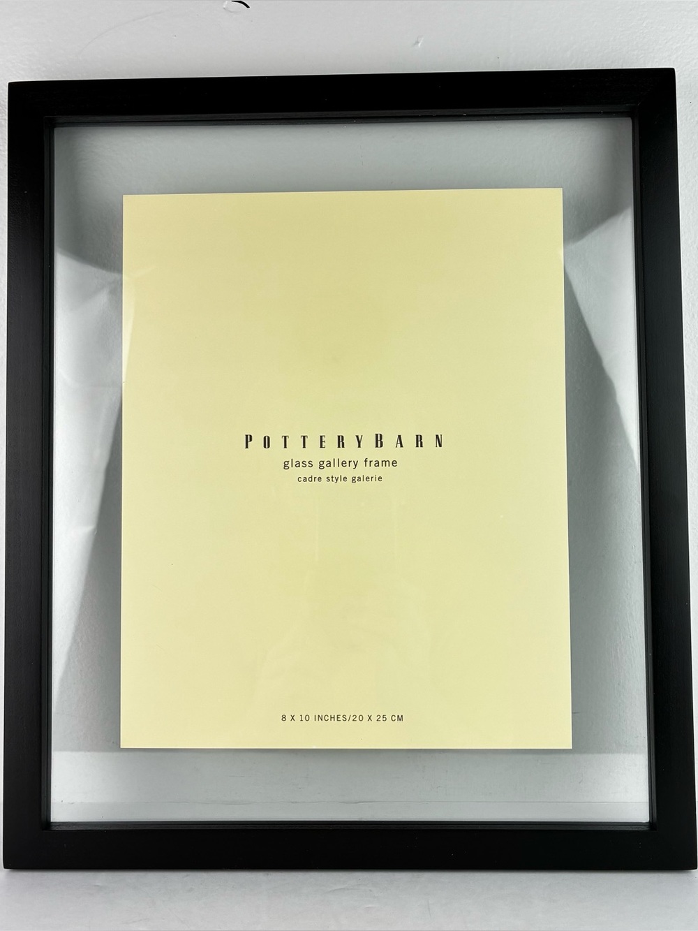 Pottery Barn NWOT Floating Glass Gallery Frame